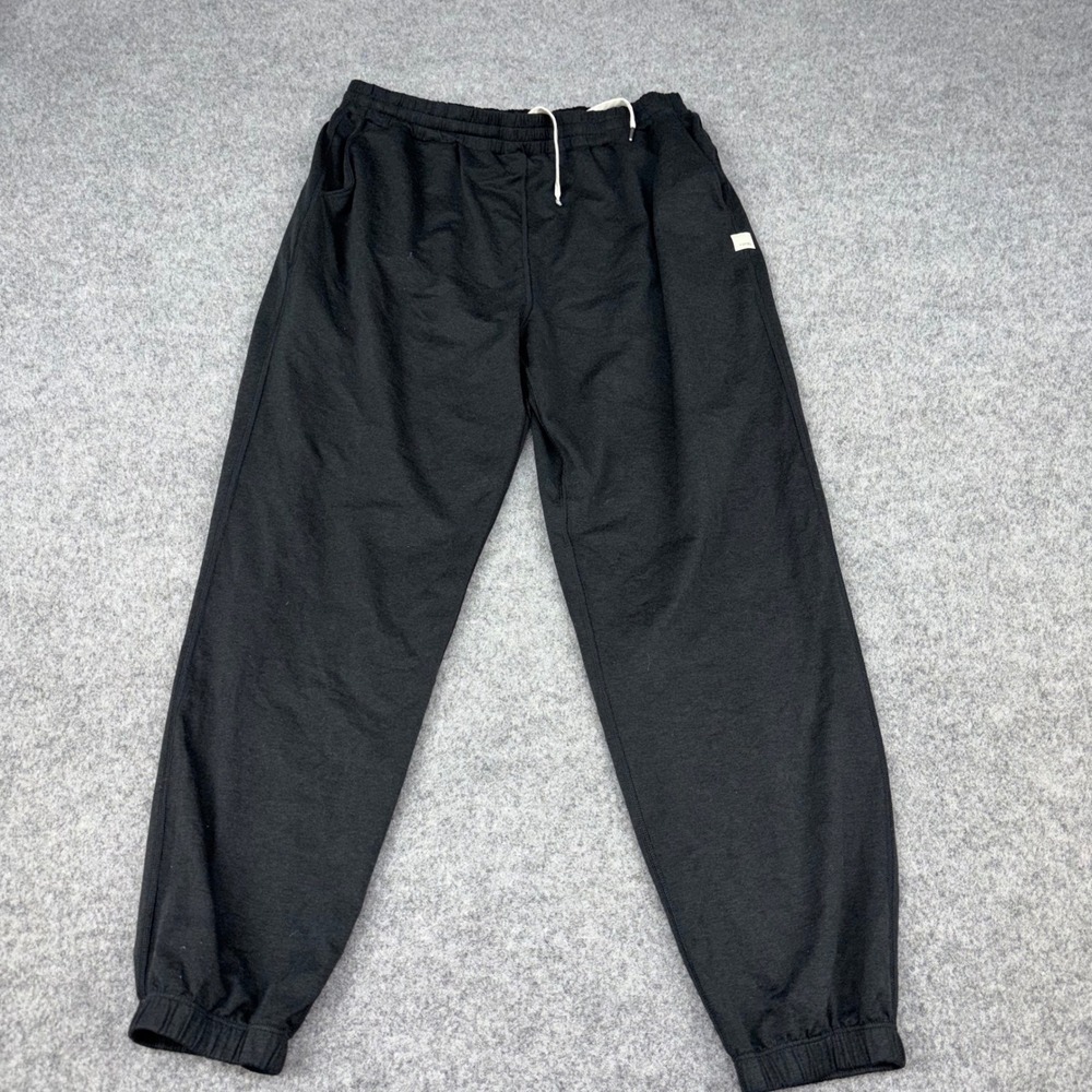 Vuori Performance Jogger Pants Womens Medium Black Heather Athletic Yoga Lounge